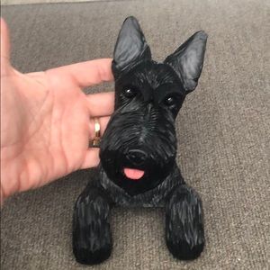 RARE Over Door Hanger Schnauzer Scotty Terrier Signed NEW